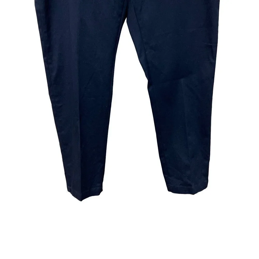 Perry Ellis Resist Spill Chino Slim Stretch Blue Men's Dress Pants Size 38